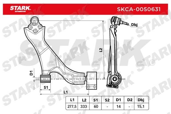 Stark SKCA-0050631 Важіль підвіски SKCA0050631: Приваблива ціна - Купити в Україні на EXIST.UA!