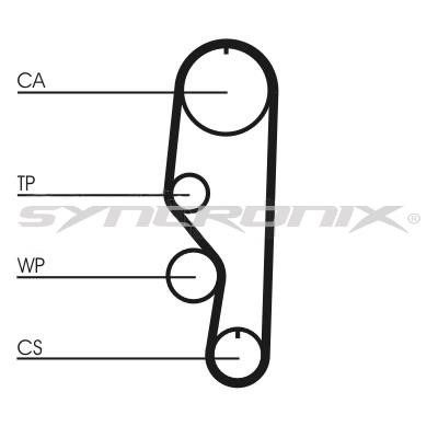 SYNCRONIX SY110557 Комплект зубчастих ременів SY110557: Купити в Україні - Добра ціна на EXIST.UA!