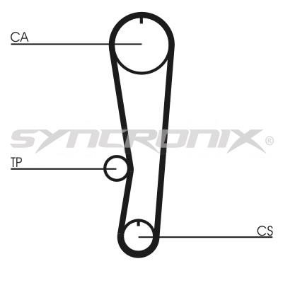 SYNCRONIX SY110757 Комплект зубчастих ременів SY110757: Купити в Україні - Добра ціна на EXIST.UA!