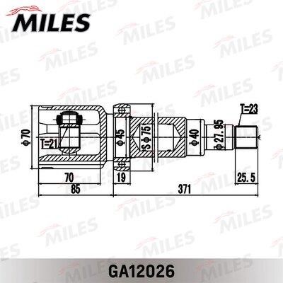 Miles GA12026 ШРКШ GA12026: Купити в Україні - Добра ціна на EXIST.UA!