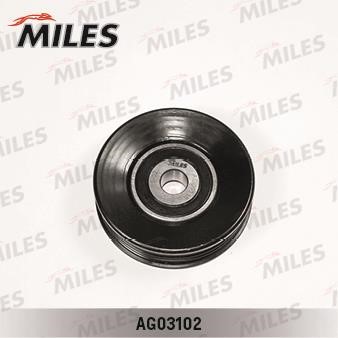 Miles AG03102 Ролик натяжний приводного ременя AG03102: Купити в Україні - Добра ціна на EXIST.UA!