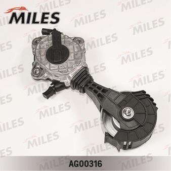 Miles AG00316 Ролик натяжний AG00316: Купити в Україні - Добра ціна на EXIST.UA!