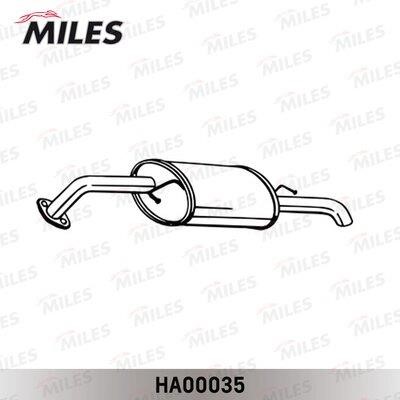 Miles HA00035 Глушник, задня частина HA00035: Купити в Україні - Добра ціна на EXIST.UA!