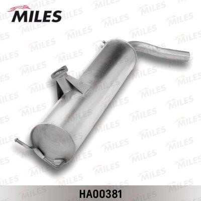 Miles HA00381 Глушник, задня частина HA00381: Купити в Україні - Добра ціна на EXIST.UA!