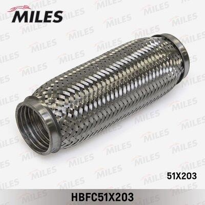 Miles HBFC51X203 Гнучка труба, система відведення ВГ HBFC51X203: Купити в Україні - Добра ціна на EXIST.UA!