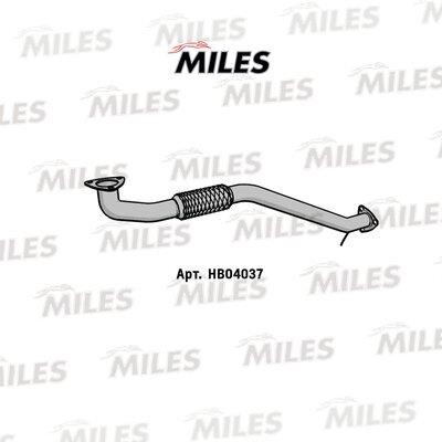 Miles HB04037 Труба вихлопна, приймальна HB04037: Купити в Україні - Добра ціна на EXIST.UA!