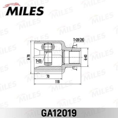 Miles GA12019 ШРКШ GA12019: Купити в Україні - Добра ціна на EXIST.UA!