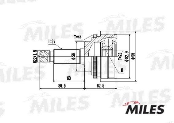 Miles GA20415 Шарнір рівних кутових швидкостей (ШРКШ) GA20415: Купити в Україні - Добра ціна на EXIST.UA!