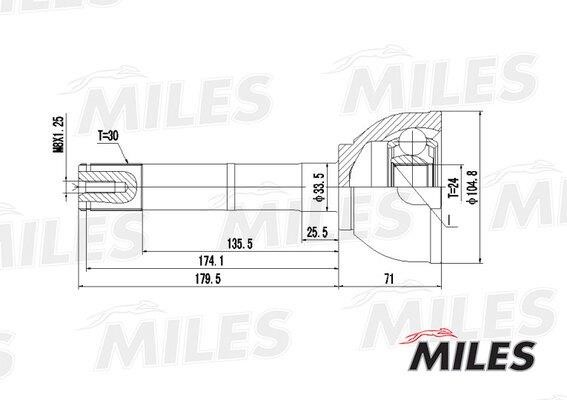 Miles GA20489 ШРКШ GA20489: Купити в Україні - Добра ціна на EXIST.UA!