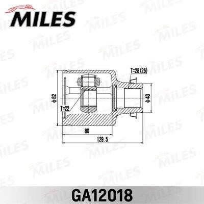 Miles GA12018 ШРКШ GA12018: Купити в Україні - Добра ціна на EXIST.UA!