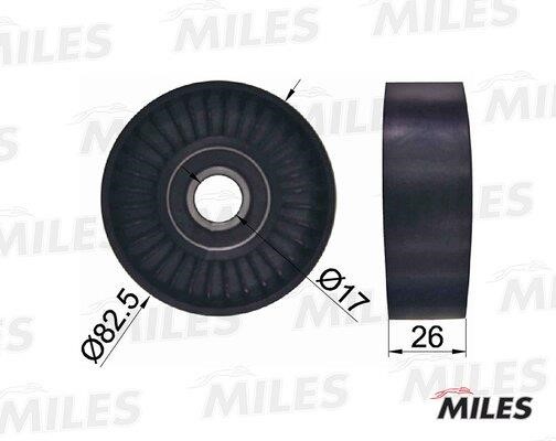 Miles AG02054 Ролик обвідний ременя поліклинового (приводного) AG02054: Купити в Україні - Добра ціна на EXIST.UA!