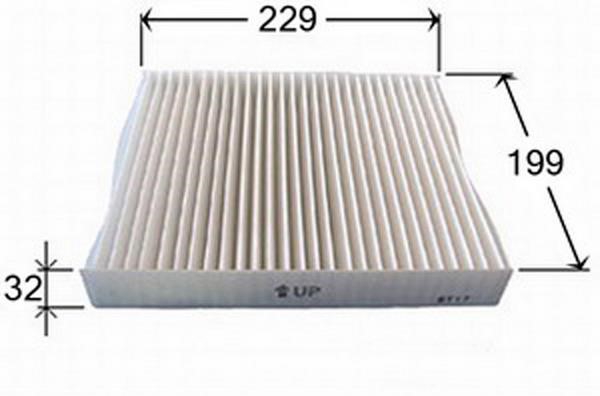 Azumi Filtration Product AC22206 Фільтр салону AC22206: Приваблива ціна - Купити в Україні на EXIST.UA!