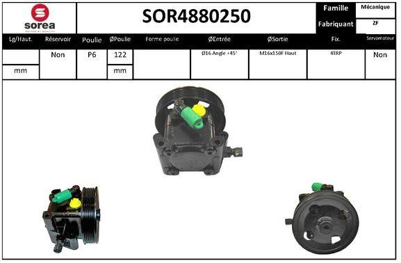 StartCar SOR4880250 Насос гідропідсилювача керма SOR4880250: Купити в Україні - Добра ціна на EXIST.UA!