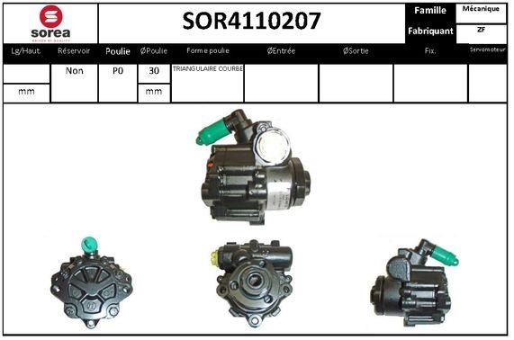 StartCar SOR4110207 Насос гідропідсилювача керма SOR4110207: Приваблива ціна - Купити в Україні на EXIST.UA!