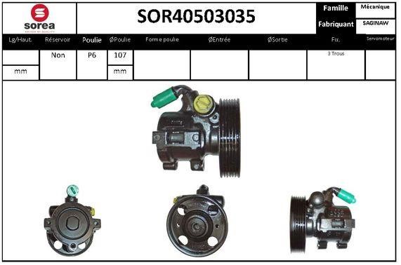 StartCar SOR40503035 Насос гідропідсилювача керма SOR40503035: Купити в Україні - Добра ціна на EXIST.UA!
