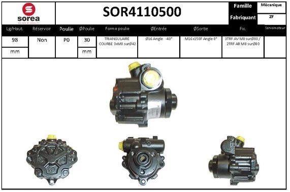 StartCar SOR4110500 Насос гідропідсилювача керма SOR4110500: Купити в Україні - Добра ціна на EXIST.UA!
