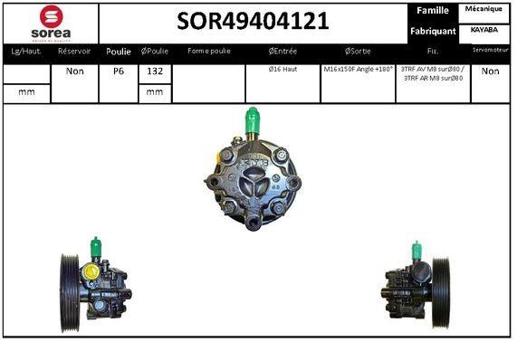 StartCar SOR49404121 Насос гідропідсилювача керма SOR49404121: Купити в Україні - Добра ціна на EXIST.UA!