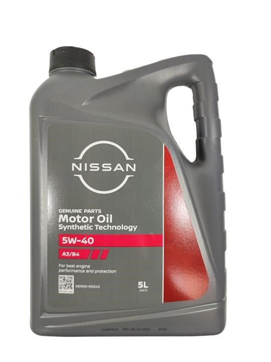 Моторна олива Nissan Motor Oil FS 5W-40, 5л Nissan KE900-90042