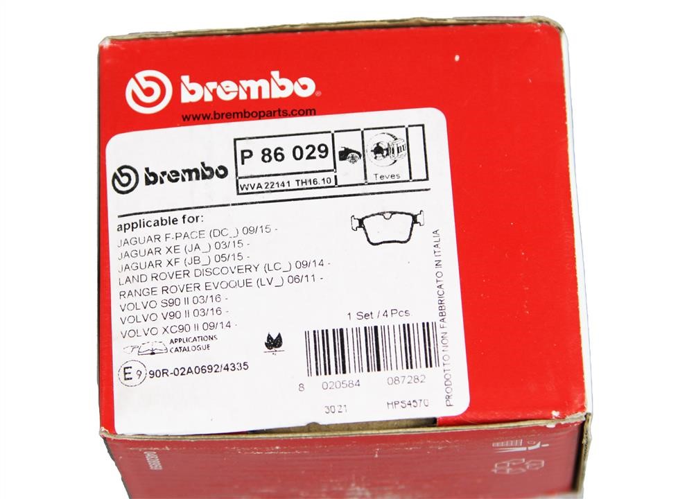Купити Brembo P 86 029 за низькою ціною в Україні!