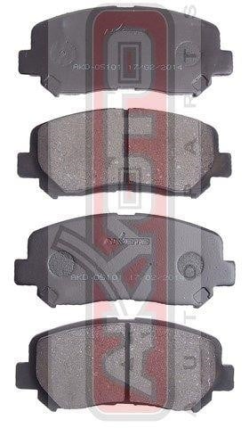 Akyoto AKD-05101 Гальмівні колодки передні, комплект AKD05101: Приваблива ціна - Купити в Україні на EXIST.UA!