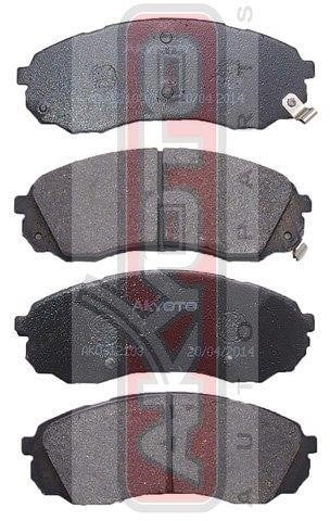 Akyoto AKD-12103 Гальмівні колодки передні, комплект AKD12103: Купити в Україні - Добра ціна на EXIST.UA!
