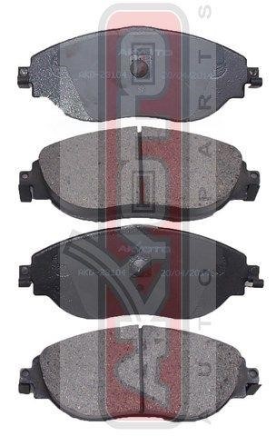 Akyoto AKD-23104 Гальмівні колодки передні, комплект AKD23104: Приваблива ціна - Купити в Україні на EXIST.UA!