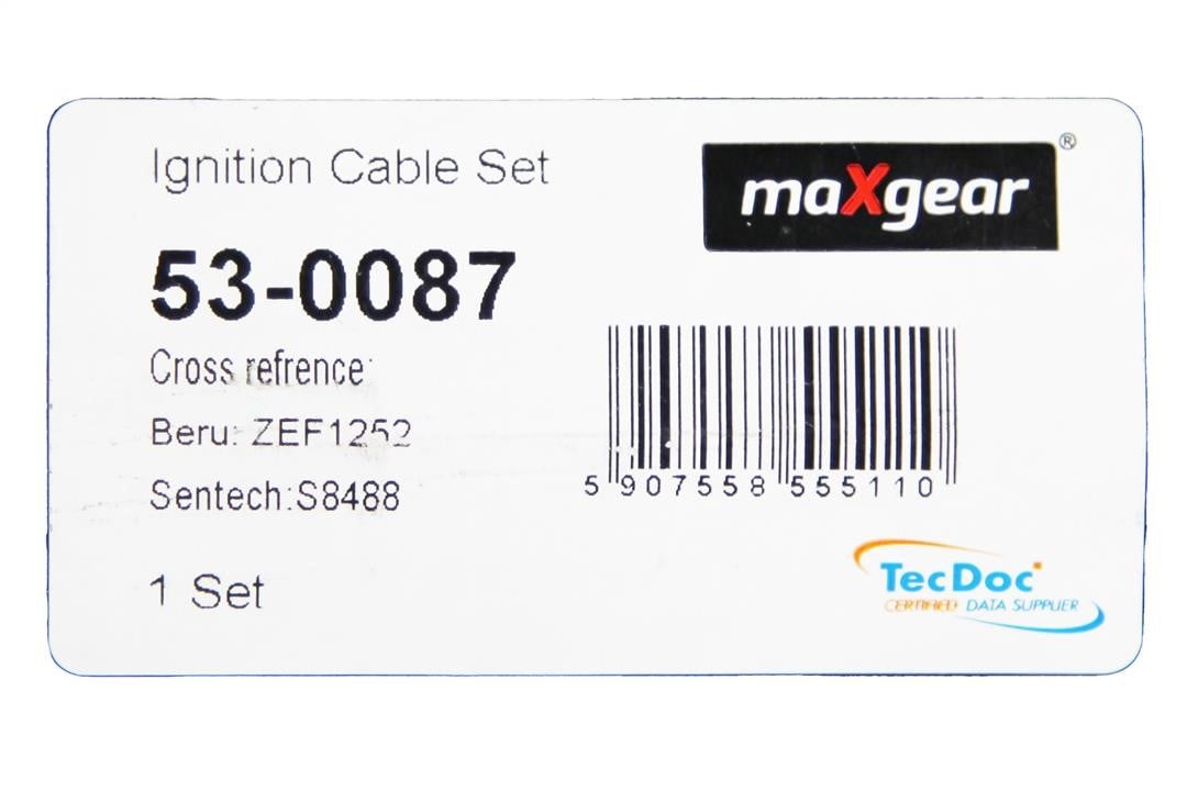 Провода высоковольтные, комплект Maxgear 53-0087