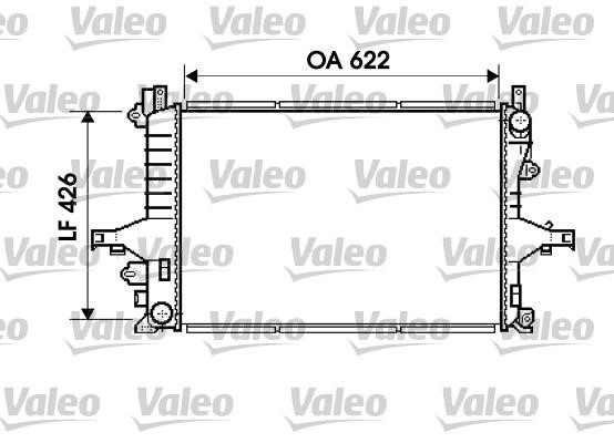 Valeo 734719 Радіатор охолодження двигуна 734719: Купити в Україні - Добра ціна на EXIST.UA!