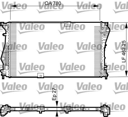 Valeo 735599 Радіатор охолодження двигуна 735599: Купити в Україні - Добра ціна на EXIST.UA!