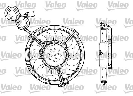 Valeo 698658 Вентилятор радіатора охолодження 698658: Купити в Україні - Добра ціна на EXIST.UA!