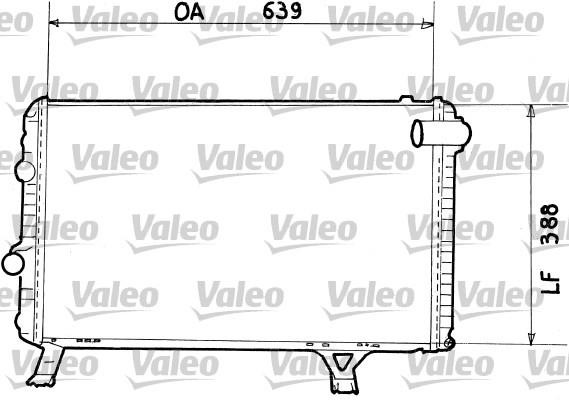 Valeo 730942 Радіатор охолодження двигуна 730942: Купити в Україні - Добра ціна на EXIST.UA!