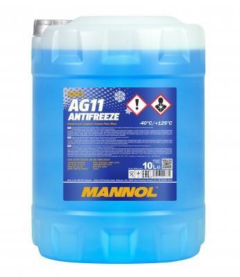 Mannol MN4011-10 Антифриз MANNOL Antifreeze Longterm 4011 AG11 синій, готовий до застосування -40C, 10 л MN401110: Купити в Україні - Добра ціна на EXIST.UA!