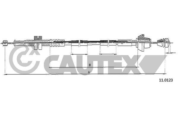 Cautex 085594 Трос акселератора 085594: Приваблива ціна - Купити в Україні на EXIST.UA!