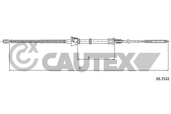 Cautex 468005 Трос гальма стоянки 468005: Купити в Україні - Добра ціна на EXIST.UA!