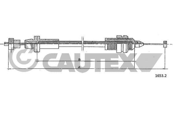 Cautex 761137 Трос акселератора 761137: Купити в Україні - Добра ціна на EXIST.UA!