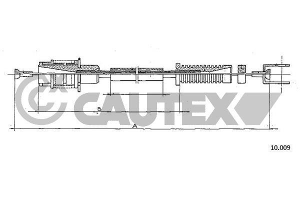 Cautex 766188 Трос акселератора 766188: Купити в Україні - Добра ціна на EXIST.UA!