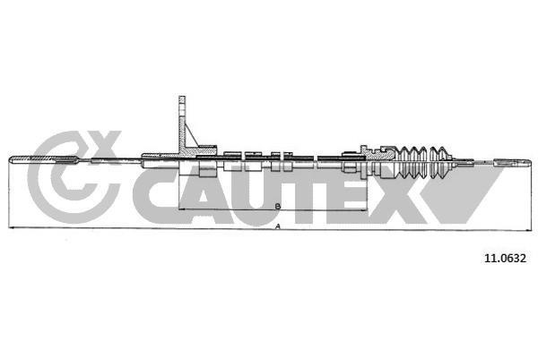 Cautex 763098 Трос акселератора 763098: Купити в Україні - Добра ціна на EXIST.UA!