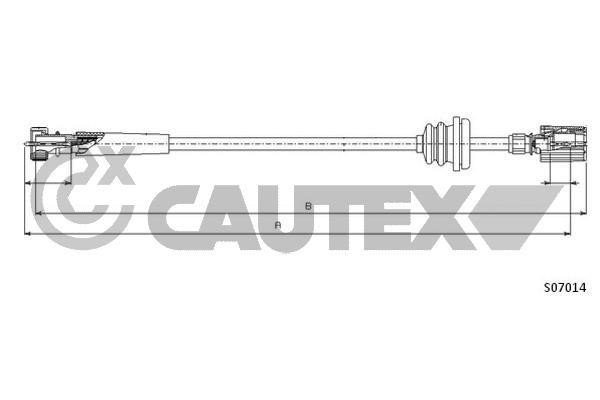 Cautex 760938 Трос привода спідометра 760938: Купити в Україні - Добра ціна на EXIST.UA!