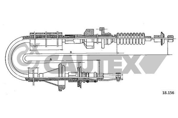 Cautex 761502 Тросовий привод, привод зчеплення 761502: Купити в Україні - Добра ціна на EXIST.UA!
