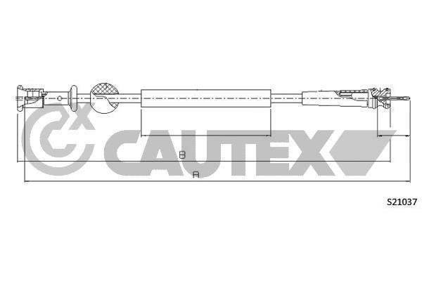 Cautex 762158 Трос привода спідометра 762158: Купити в Україні - Добра ціна на EXIST.UA!