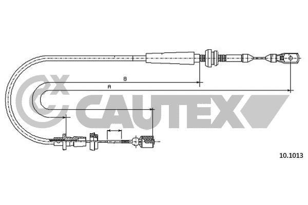 Cautex 468027 Трос акселератора 468027: Купити в Україні - Добра ціна на EXIST.UA!