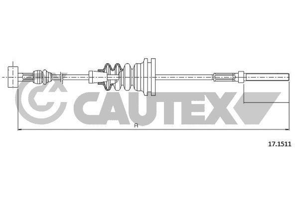 Cautex 762805 Трос гальма стоянки 762805: Купити в Україні - Добра ціна на EXIST.UA!