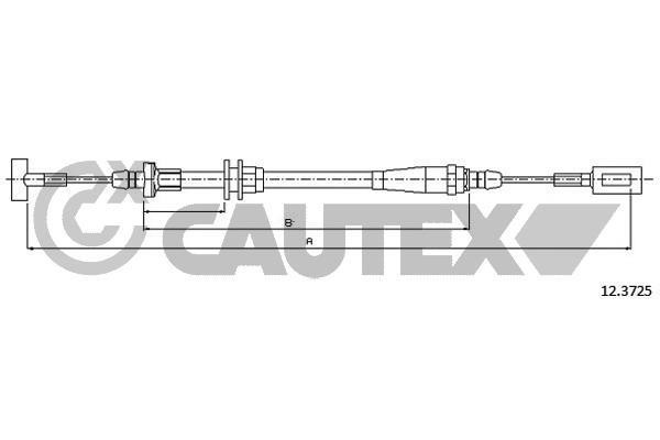 Cautex 761063 Трос гальма стоянки 761063: Купити в Україні - Добра ціна на EXIST.UA!