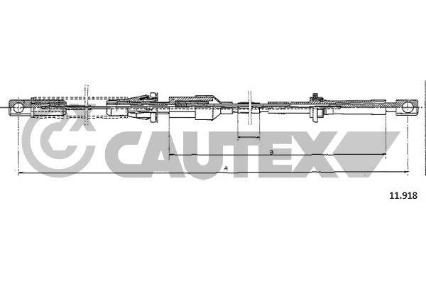Cautex 761464 Трос акселератора 761464: Купити в Україні - Добра ціна на EXIST.UA!