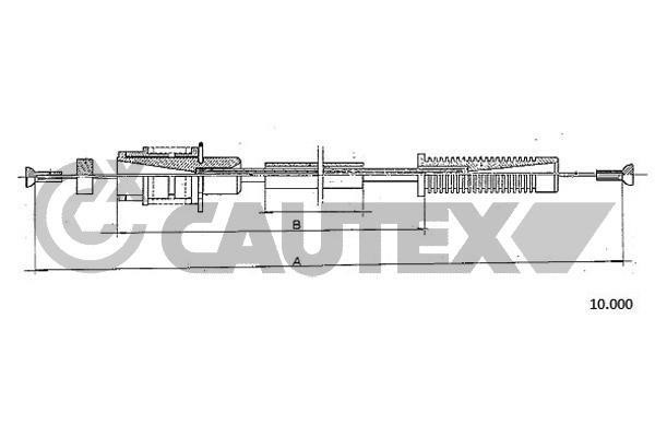 Cautex 766199 Трос акселератора 766199: Купити в Україні - Добра ціна на EXIST.UA!