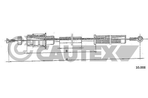 Cautex 766187 Трос акселератора 766187: Купити в Україні - Добра ціна на EXIST.UA!