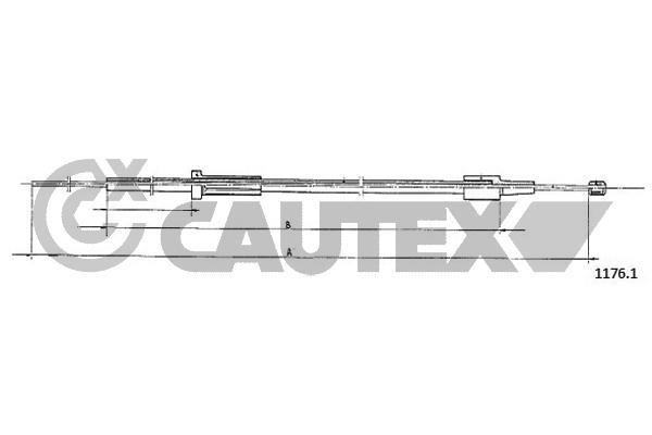Cautex 019019 Трос замка капота 019019: Купити в Україні - Добра ціна на EXIST.UA!