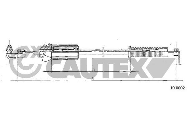 Cautex 035781 Трос акселератора 035781: Купити в Україні - Добра ціна на EXIST.UA!