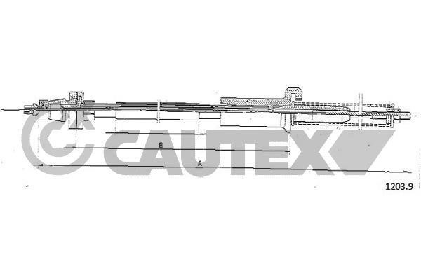 Cautex 761105 Трос акселератора 761105: Купити в Україні - Добра ціна на EXIST.UA!