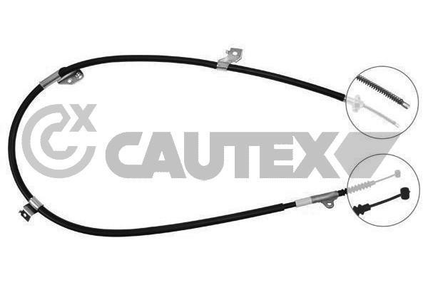 Cautex 069044 Трос гальма стоянки, правий 069044: Купити в Україні - Добра ціна на EXIST.UA!